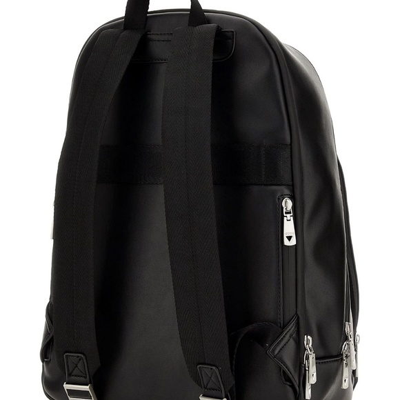 New GUESS Men's Scala Faux-Leather Backpack - Picture 3 of 5